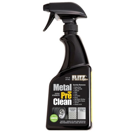 Flitz Metal Pre-Clean-All Metals Icluding Stainless Steel-16oz Spray Bottle AL 01706